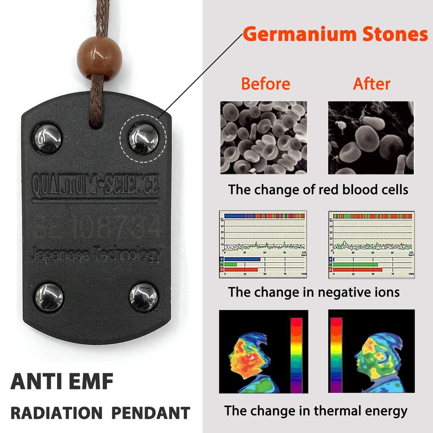 Anti EMF Radiation Protection Necklace | Luxury Home Accessories | Heulog Glow