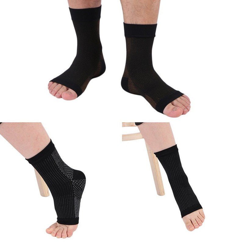 Anti-Fatigue Compression Foot Sleeve Sock 1 PAIR | Luxury Home Accessories | Heulog Glow