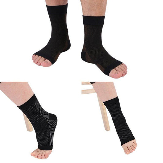 Anti-Fatigue Compression Foot Sleeve Sock 1 PAIR | Luxury Home Accessories | Heulog Glow