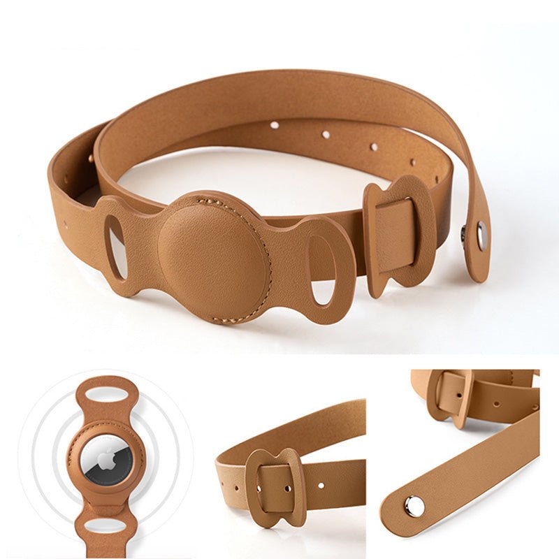 Anti-lost Device Cat And Dog Pet Collar Chain Leather Case | Luxury Home Accessories | Heulog Glow