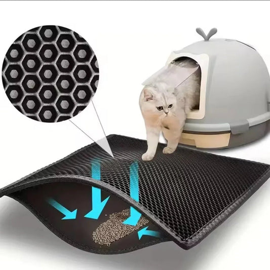 Anti-Tracking Cat Litter Mat | Luxury Home Accessories | Heulog Glow