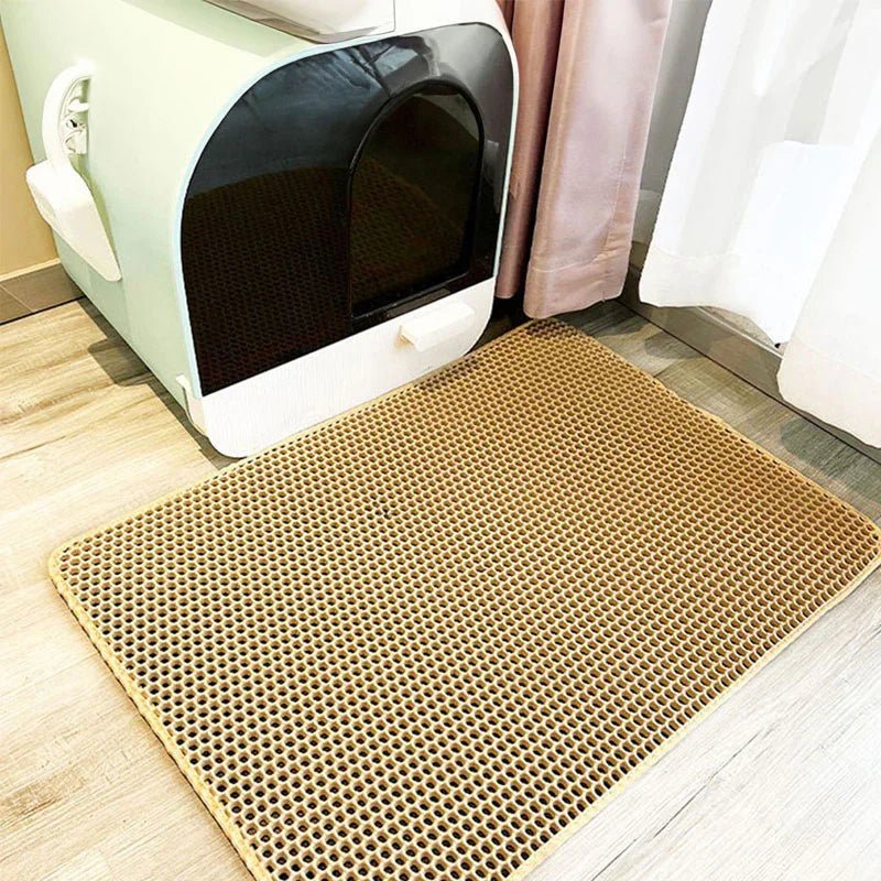 Anti-Tracking Cat Litter Mat | Luxury Home Accessories | Heulog Glow