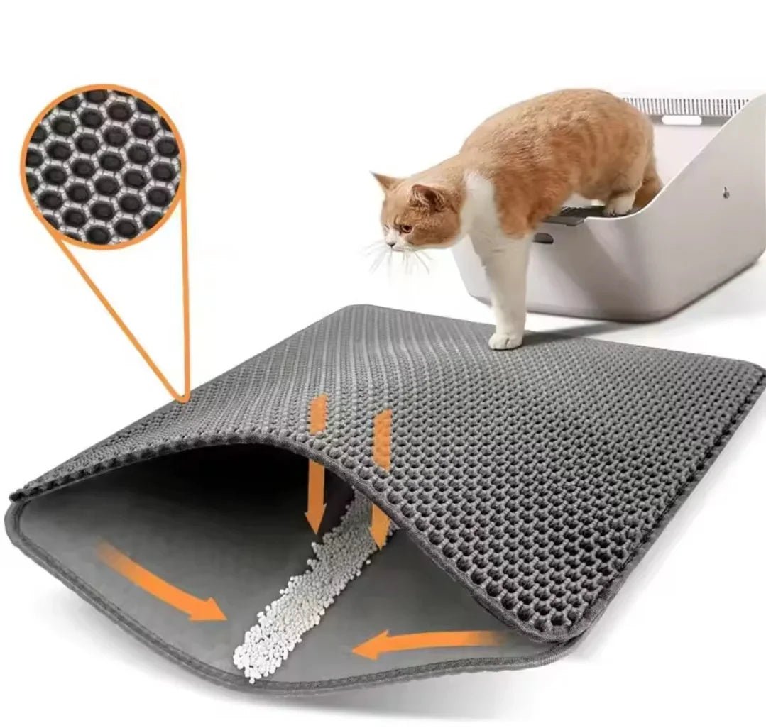Anti-Tracking Cat Litter Mat | Luxury Home Accessories | Heulog Glow