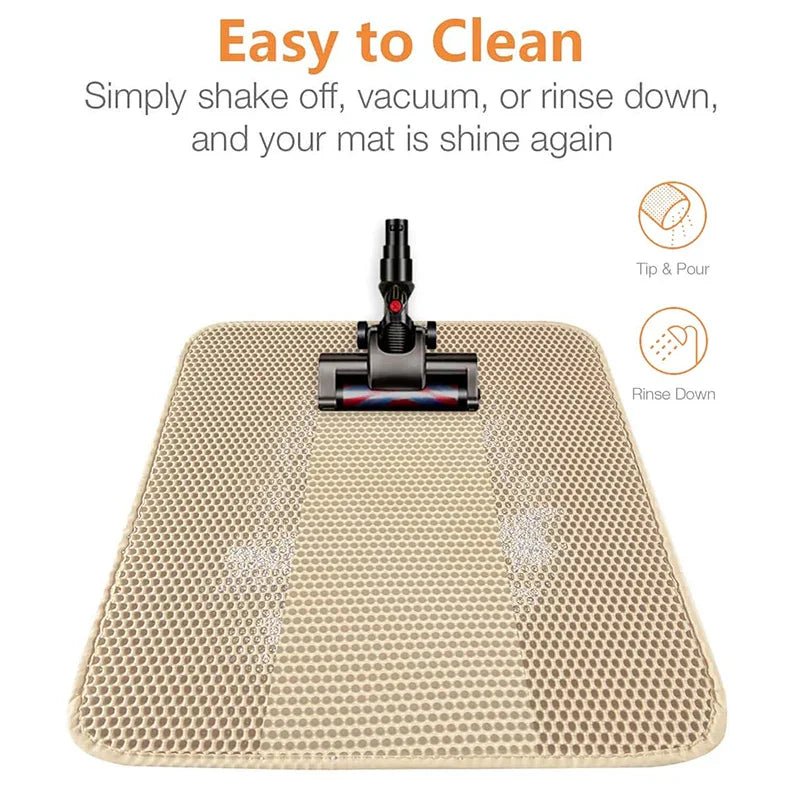 Anti-Tracking Cat Litter Mat | Luxury Home Accessories | Heulog Glow