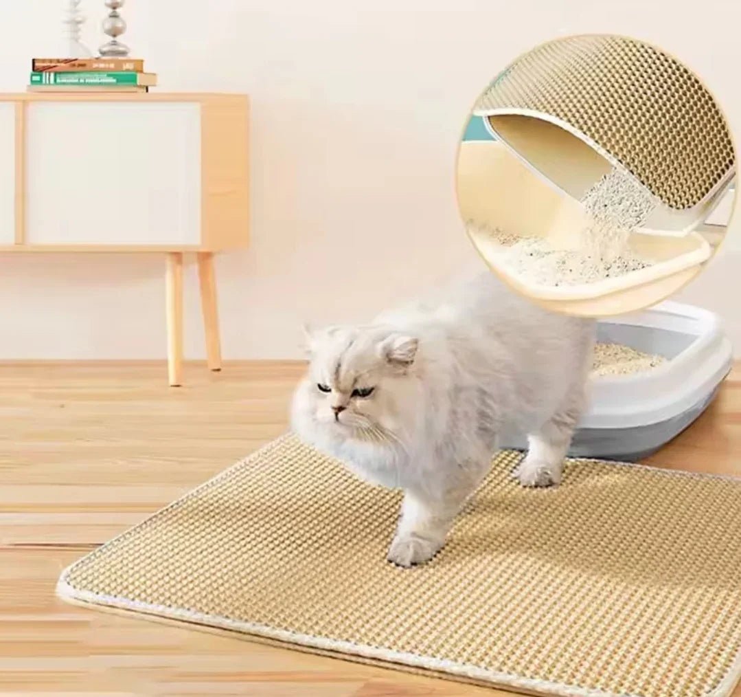 Anti-Tracking Cat Litter Mat | Luxury Home Accessories | Heulog Glow