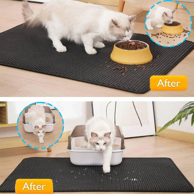 Anti-Tracking Cat Litter Mat | Luxury Home Accessories | Heulog Glow