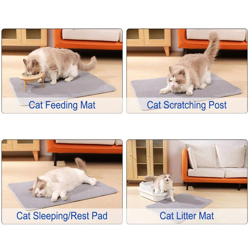 Anti-Tracking Cat Litter Mat | Luxury Home Accessories | Heulog Glow