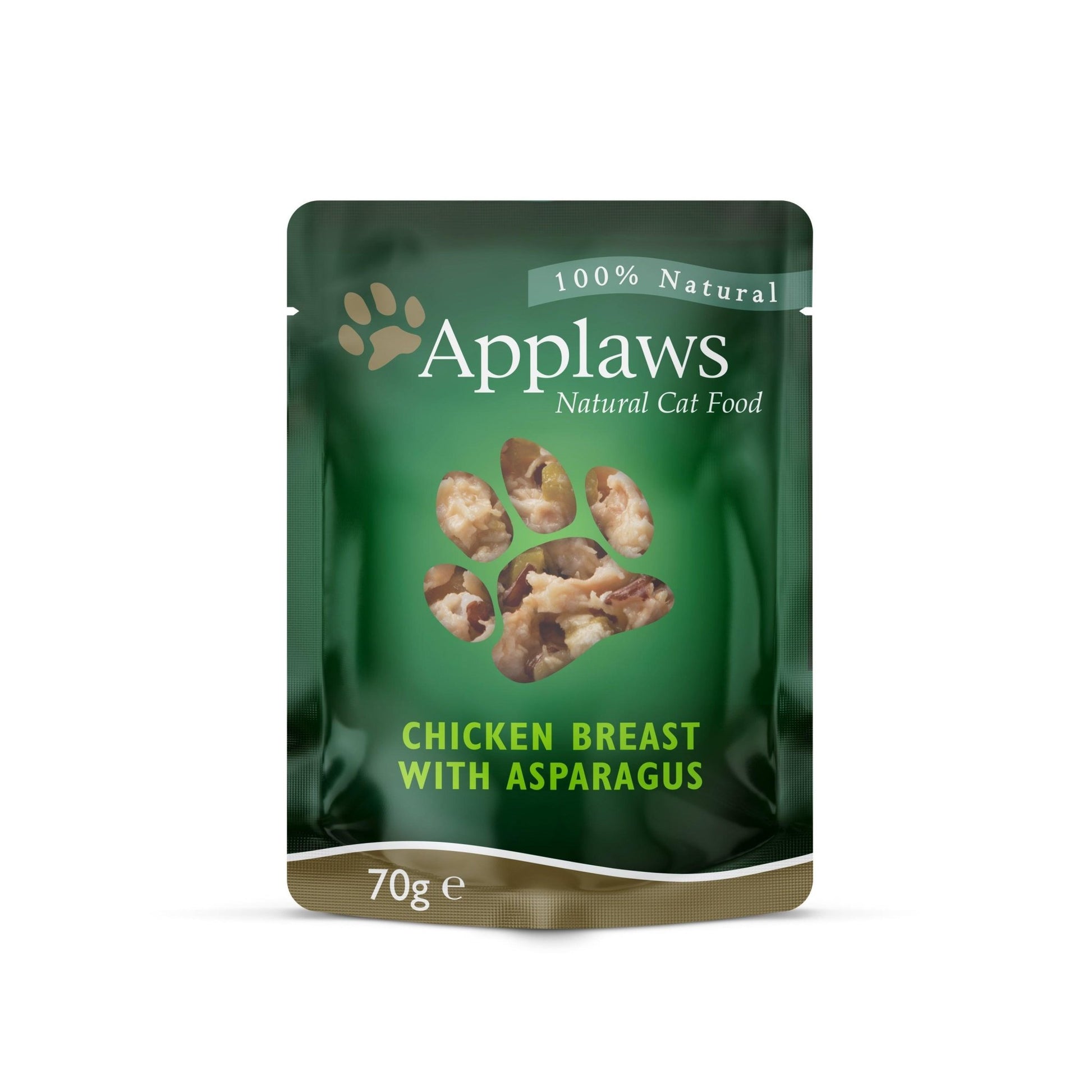 Applaws Cat Chicken Breast with Asparagus Pouches 12 x 70g | Luxury Home Accessories | Heulog Glow
