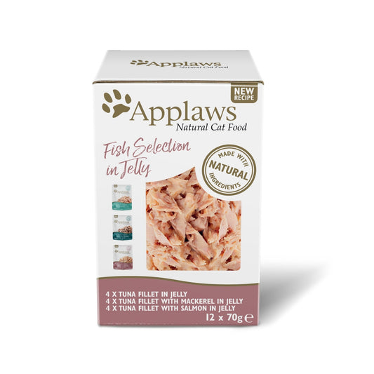 Applaws Cat Pch Fish Multi 48x70g | Luxury Home Accessories | Heulog Glow