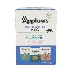 Applaws Cat Pouch Fish Selection in Jelly Multipack | Luxury Home Accessories | Heulog Glow