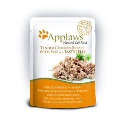 Applaws Cat Pouch Jelly Chicken & Beef, 16 x 70g | Luxury Home Accessories | Heulog Glow
