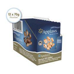 Applaws Cat Pouch Tuna with Seabream 12pk, 70g | Luxury Home Accessories | Heulog Glow