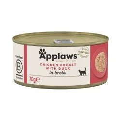 Applaws Cat Tin Chicken & Duck, 24 x 70g | Luxury Home Accessories | Heulog Glow