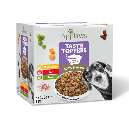 Applaws Dog Topper Stew Tin 8x156g | Luxury Home Accessories | Heulog Glow
