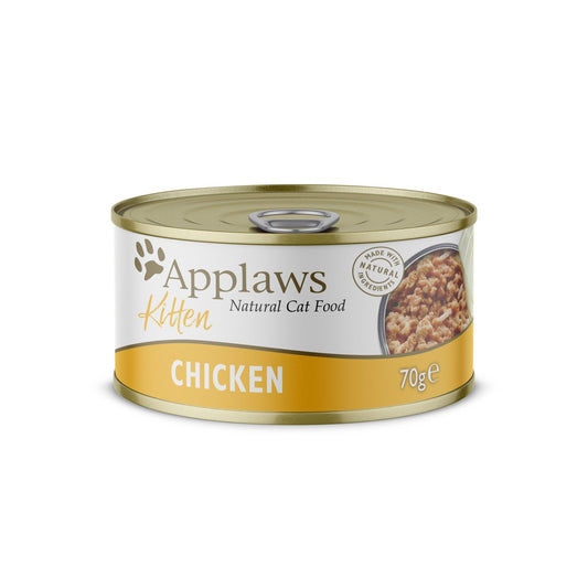 Applaws Kitten Chicken Tins 24x70g | Luxury Home Accessories | Heulog Glow