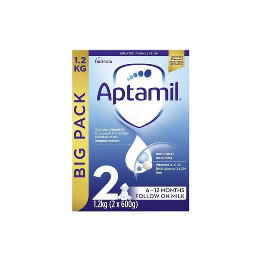 Aptamil 2 Follow On Milk Formula 6-12 months 1.2kg (2x600g) | Luxury Home Accessories | Heulog Glow