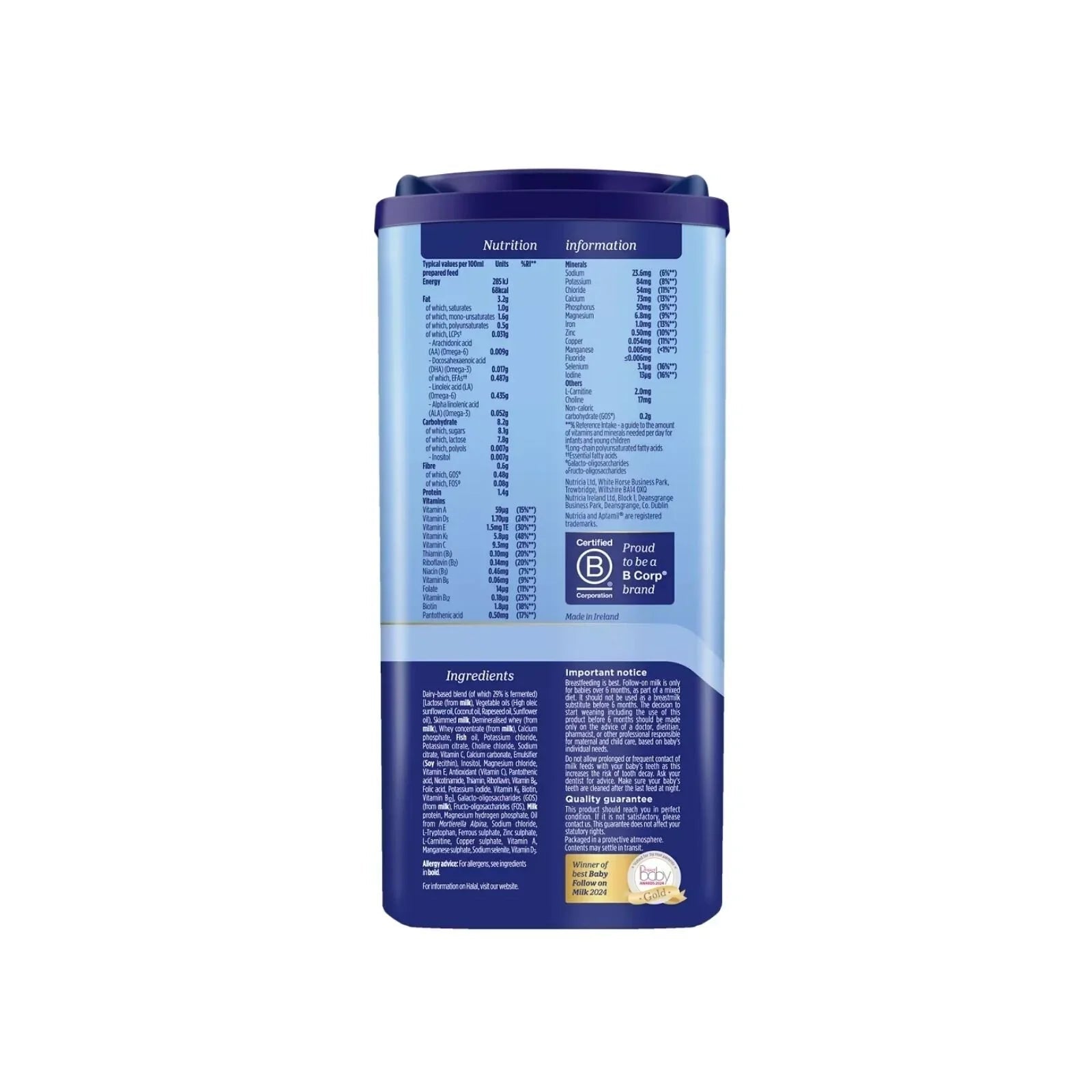 Aptamil 2 Follow On Milk Formula 6-12 months 800g | Luxury Home Accessories | Heulog Glow