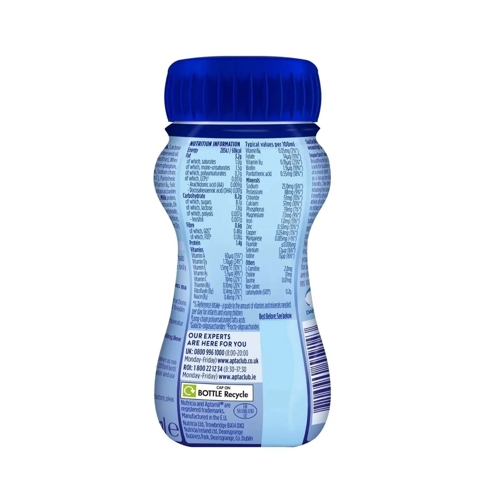 Aptamil 2 Follow On Ready to Drink Liquid Milk 6-12 months 200ml | Luxury Home Accessories | Heulog Glow