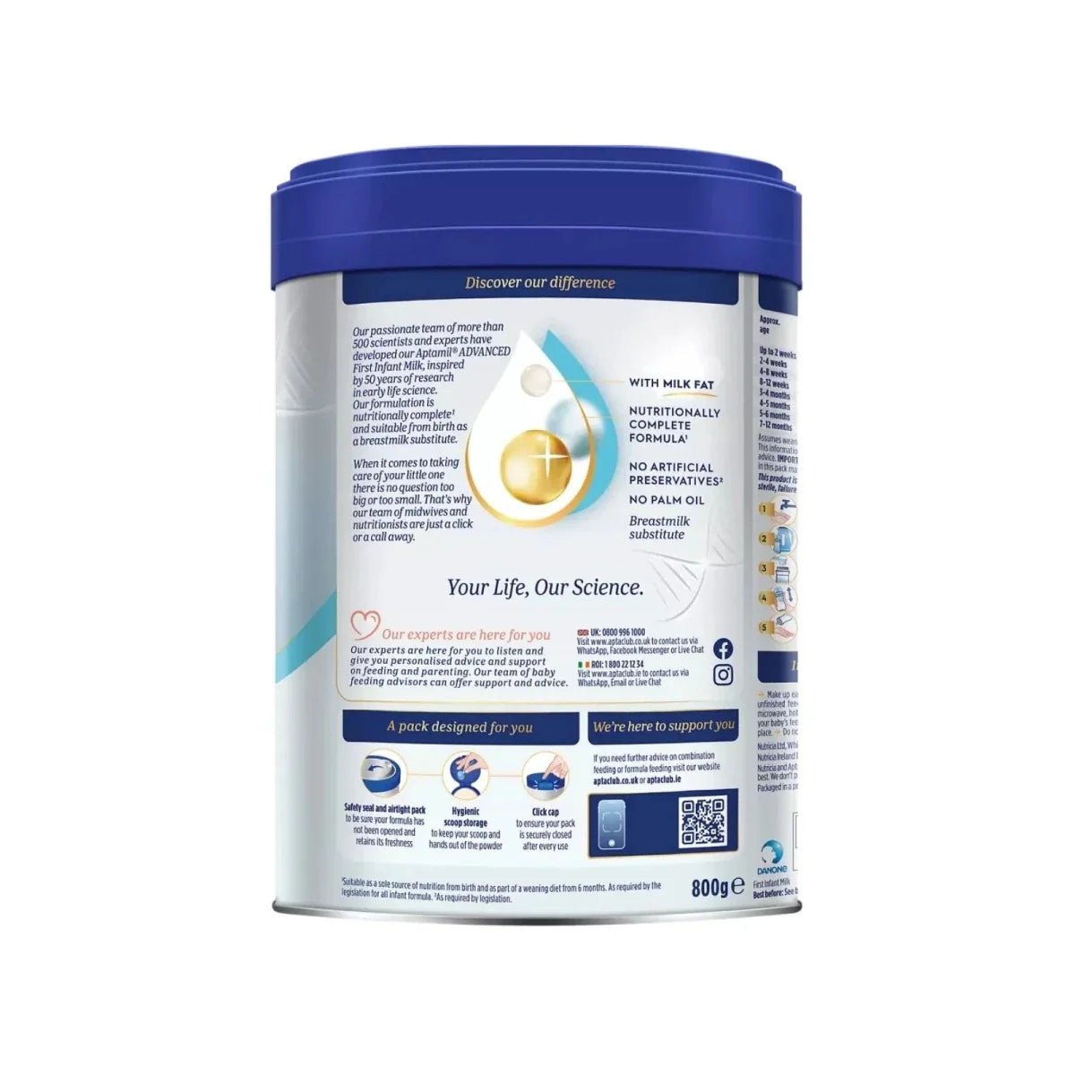 Aptamil Advanced 1 First Infant Milk from Birth 800g | Luxury Home Accessories | Heulog Glow