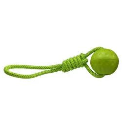 Aqua Dog Ball & Rope Toy Green | Luxury Home Accessories | Heulog Glow