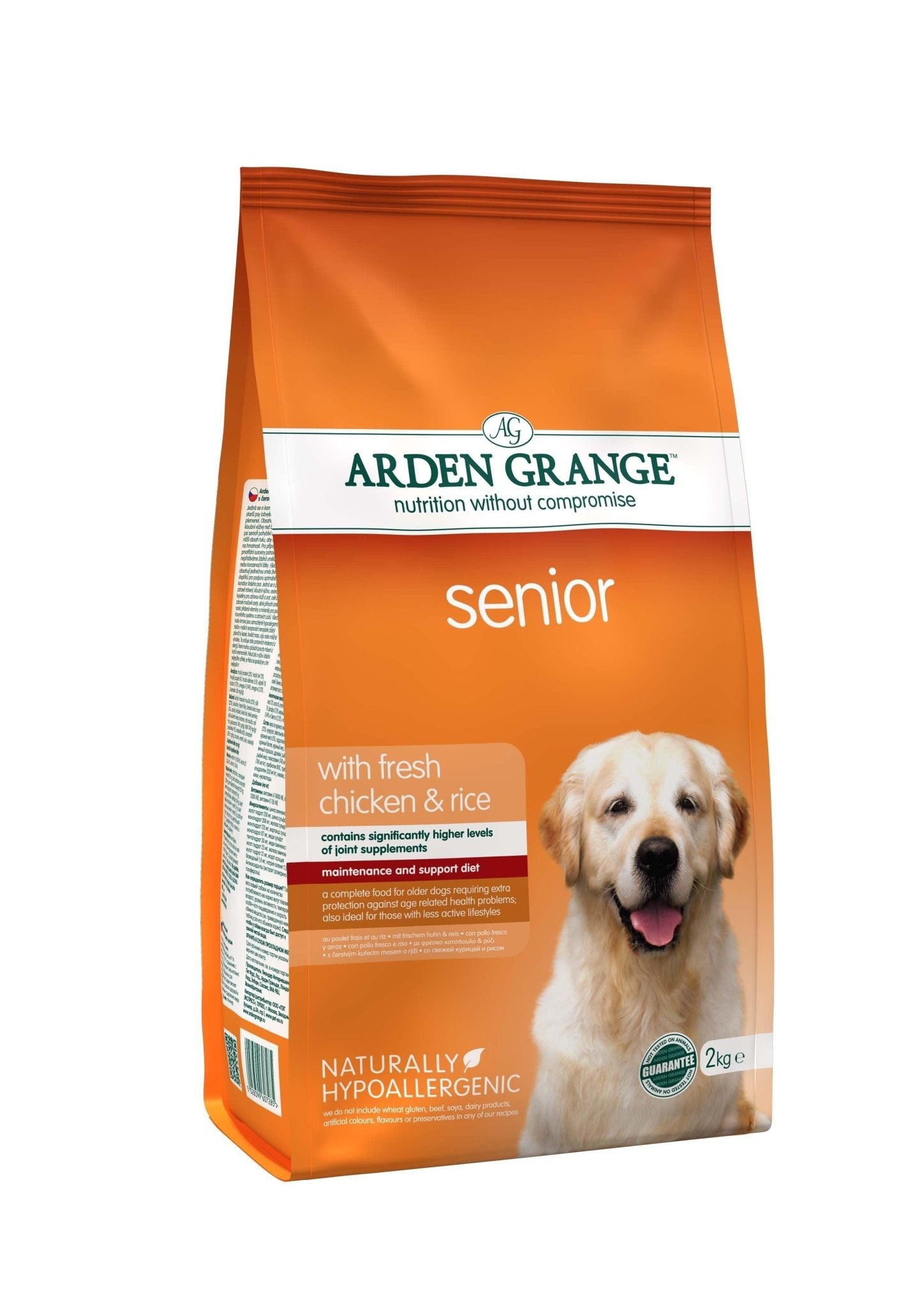 Arden Grange Dog Senior | Luxury Home Accessories | Heulog Glow