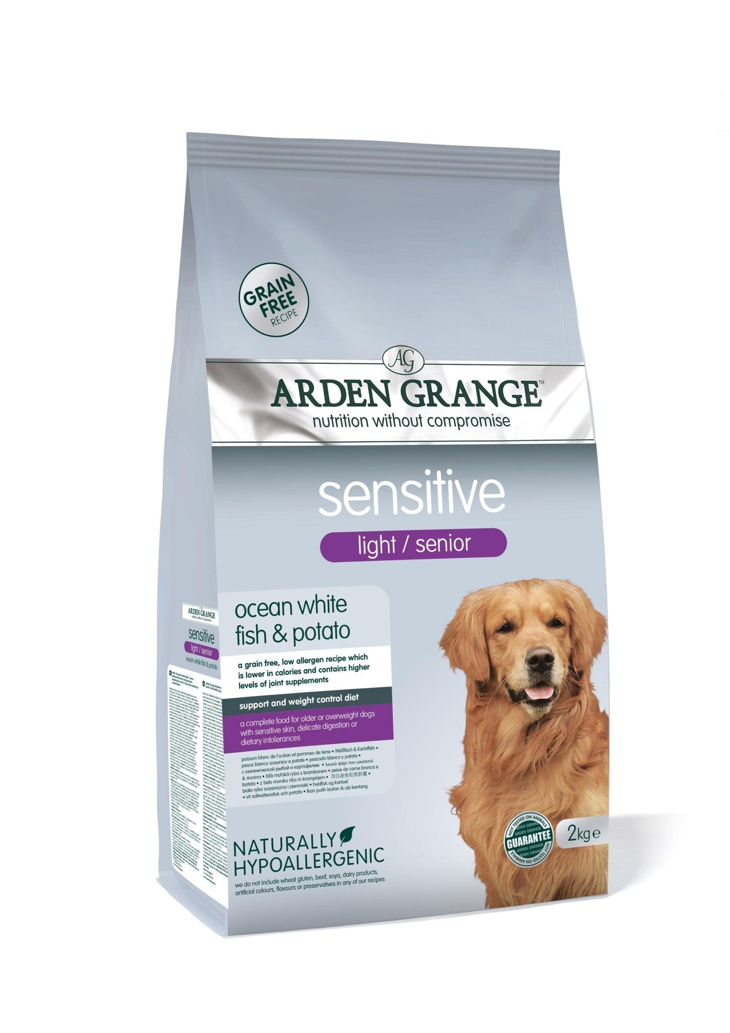 Arden Grange Dog Sens Senior/Light 12kg | Luxury Home Accessories | Heulog Glow