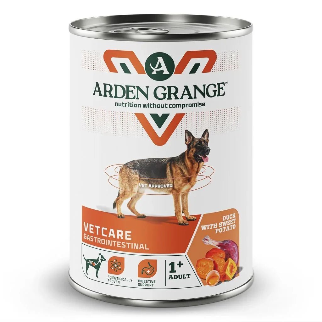 Arden Grange VetCare Gastrointestinal Duck with Sweet Potato 395g x 6 | Luxury Home Accessories | Heulog Glow