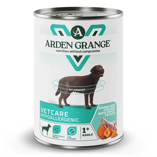 Arden Grange VetCare Hypoallergenic Chicken with Sweet Potato 395g x 6 | Luxury Home Accessories | Heulog Glow