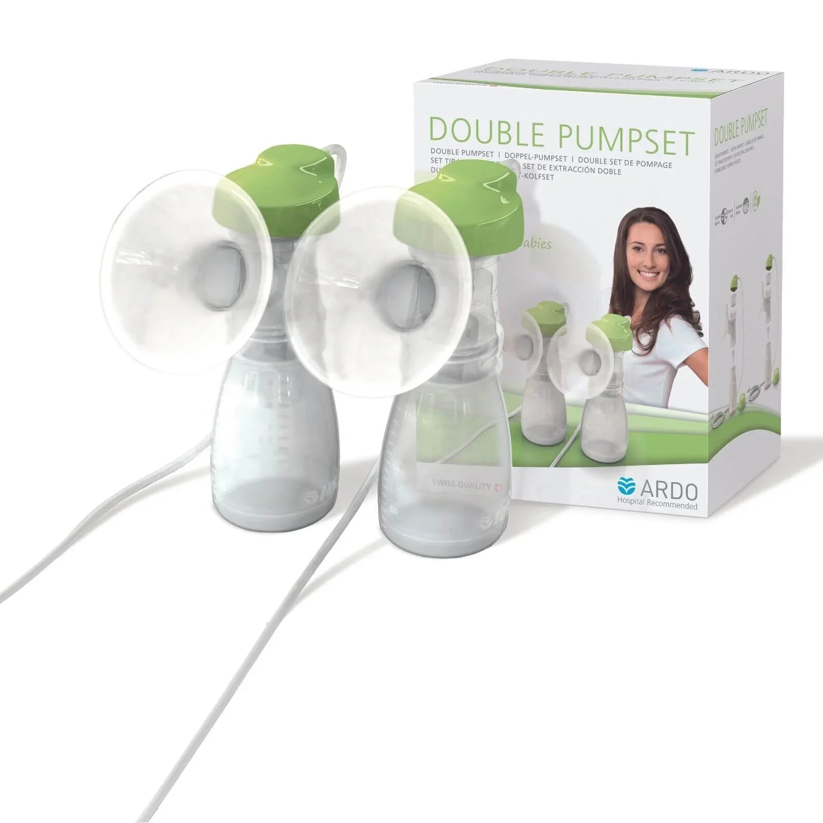 Ardo Double Manual Breast Pump Set for Calypso & Carum | Luxury Home Accessories | Heulog Glow