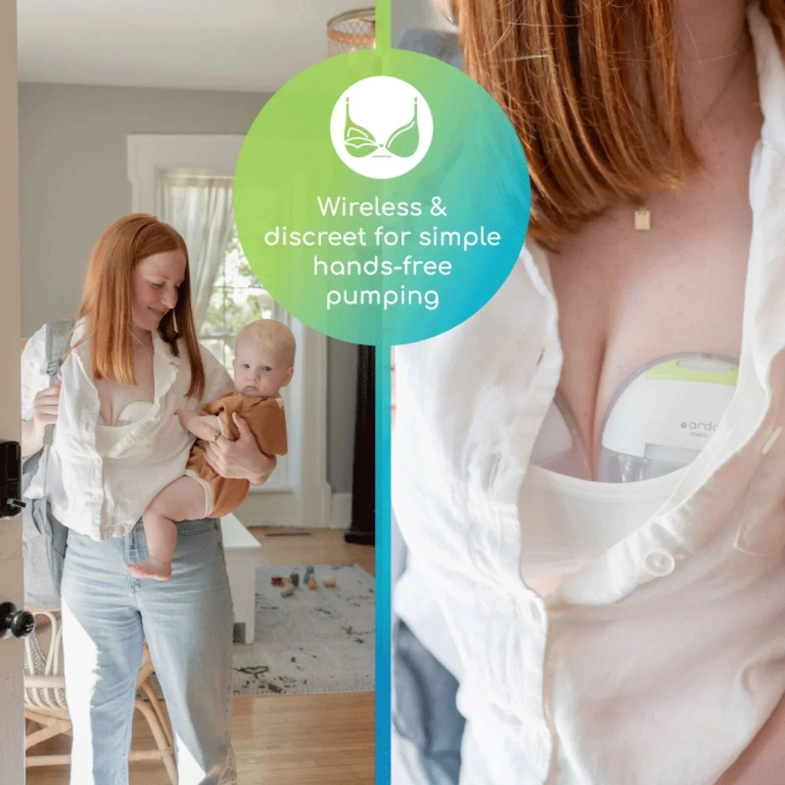 Ardo Melia Wearable Double Electric Breast Pump | Luxury Home Accessories | Heulog Glow