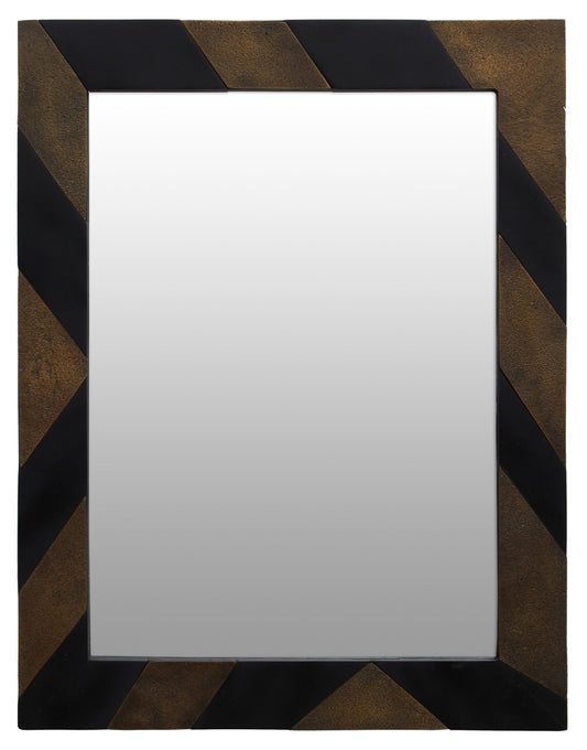 Aris Black and Gold Wall Mirror | Luxury Home Accessories | Heulog Glow