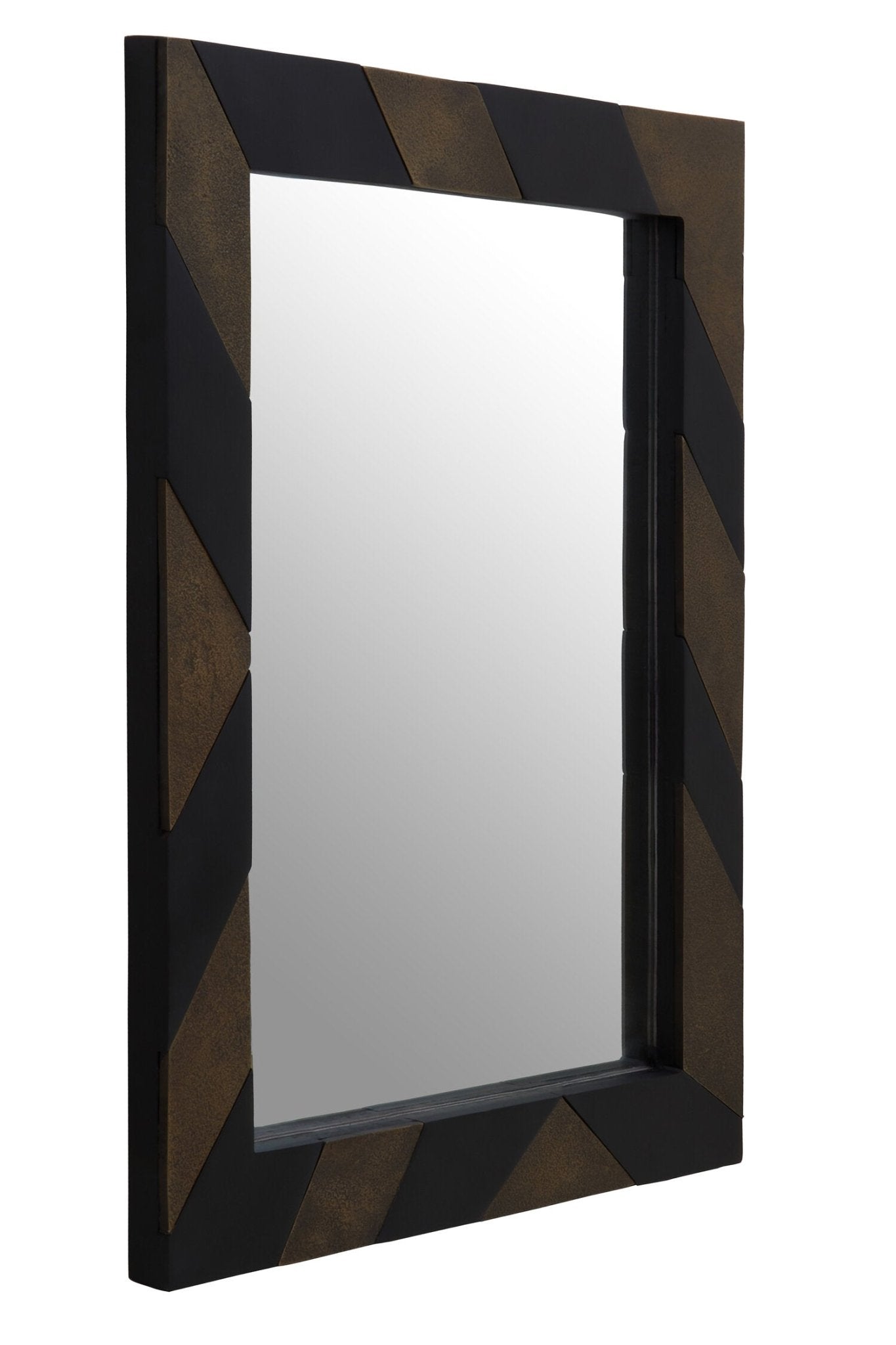 Aris Black and Gold Wall Mirror | Luxury Home Accessories | Heulog Glow