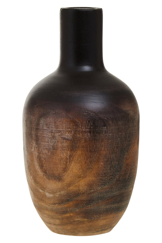 Arlo Large Wooden Ombre Vase | Luxury Home Accessories | Heulog Glow