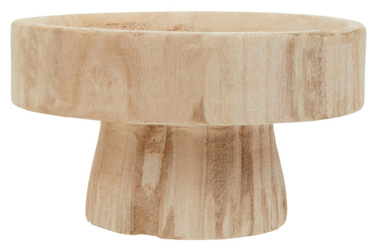 Arlo Natural Engraved Round Bowl | Luxury Home Accessories | Heulog Glow