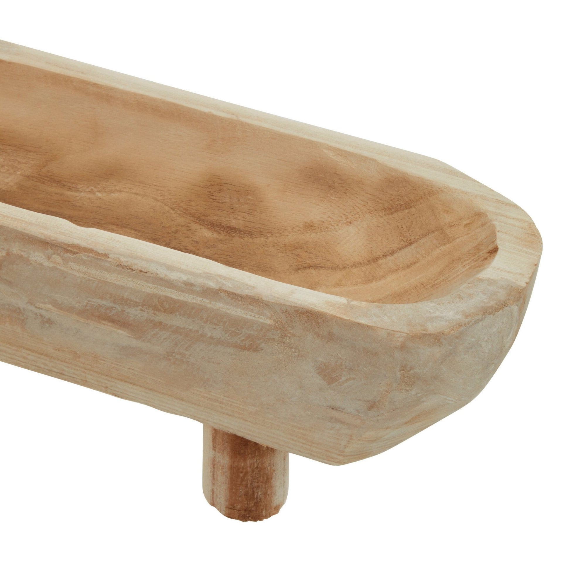 Arlo Natural Oval Decorative Dough Bowl | Luxury Home Accessories | Heulog Glow