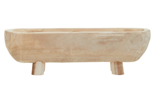 Arlo Natural Oval Decorative Dough Bowl | Luxury Home Accessories | Heulog Glow