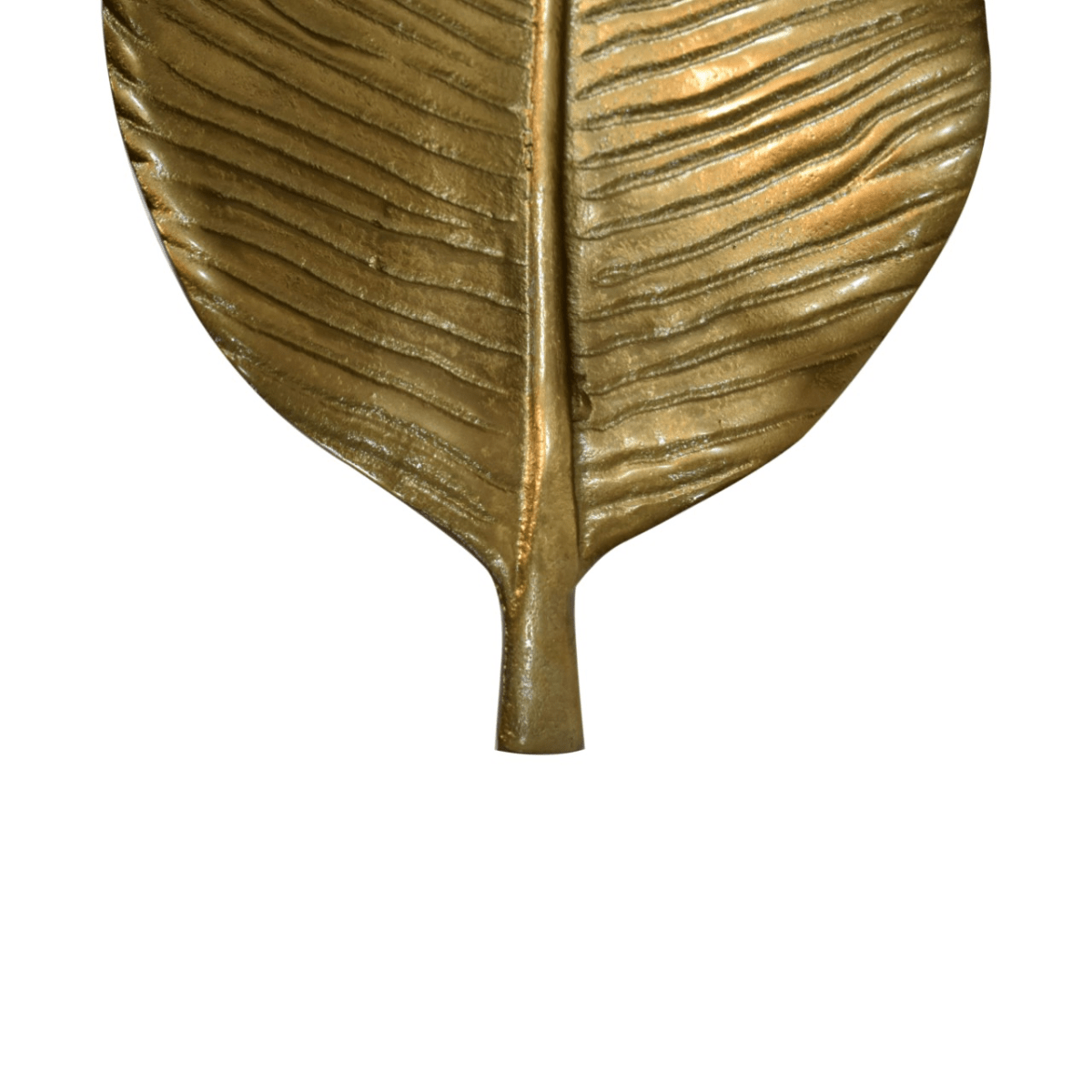 Artisan Furniture Antique Banana Leaf Tray, Brass Finish | Luxury Home Accessories | Heulog Glow