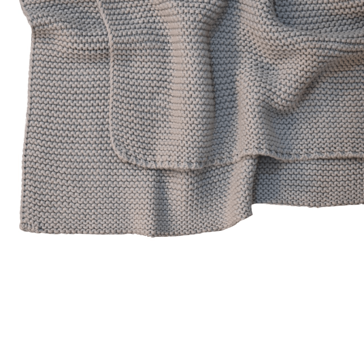 Artisan Furniture Double Grey Knitted Throw | Luxury Home Accessories | Heulog Glow