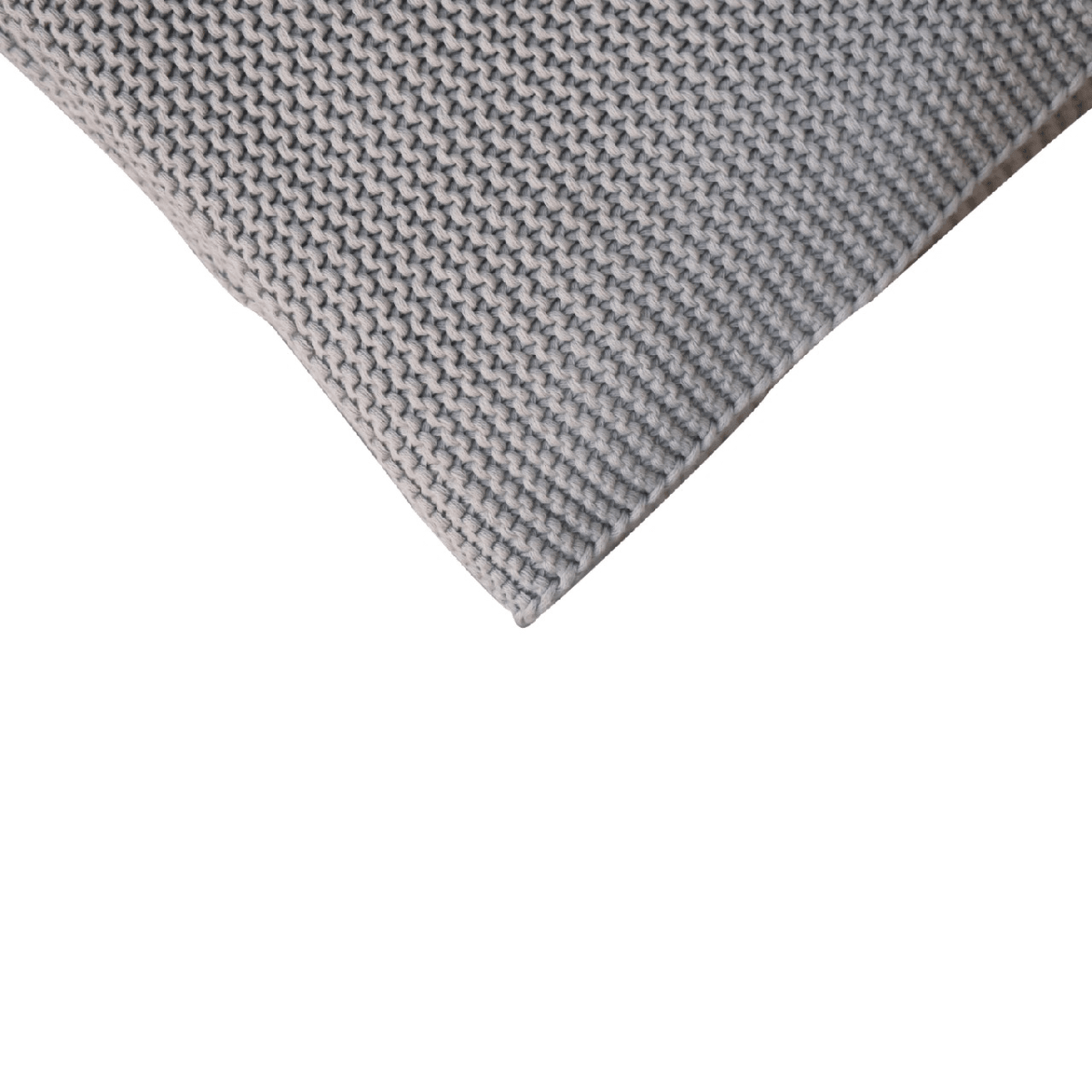 Artisan Furniture Double Grey Knitted Throw | Luxury Home Accessories | Heulog Glow