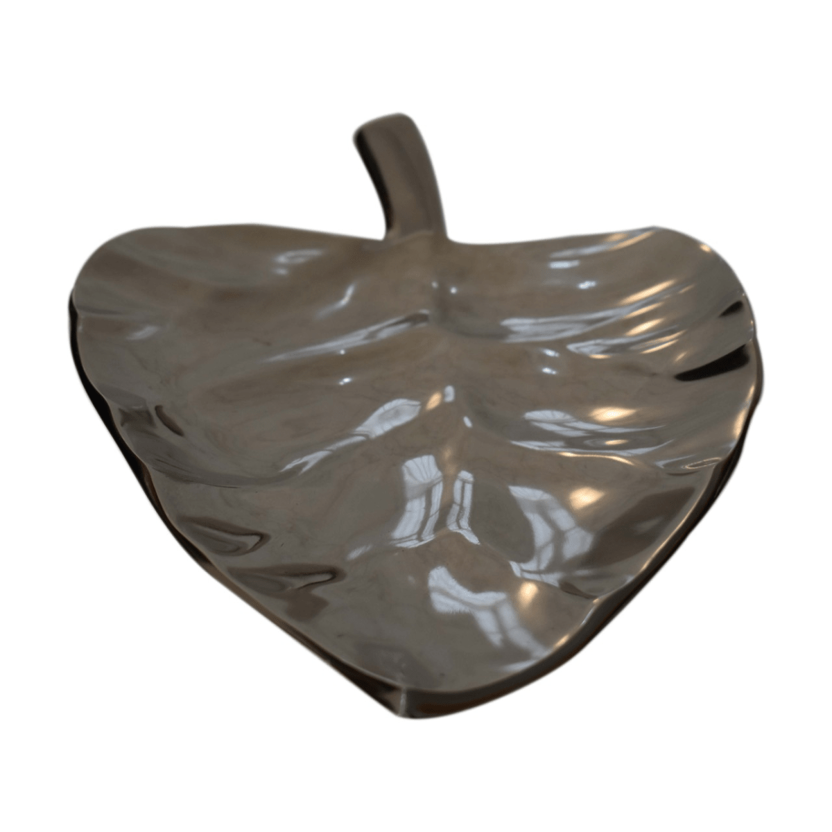 Artisan Furniture Kitchen Accessories - Nickle Leaf Tray | Luxury Home Accessories | Heulog Glow