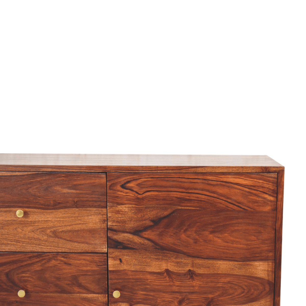 Artisan Furniture Solid Mango Wood Aspen Sideboard | Luxury Home Accessories | Heulog Glow