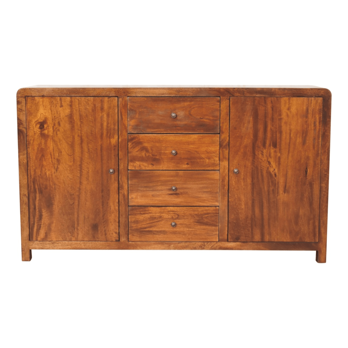 Artisan Furniture Solid Mango Wood Aspen Sideboard | Luxury Home Accessories | Heulog Glow
