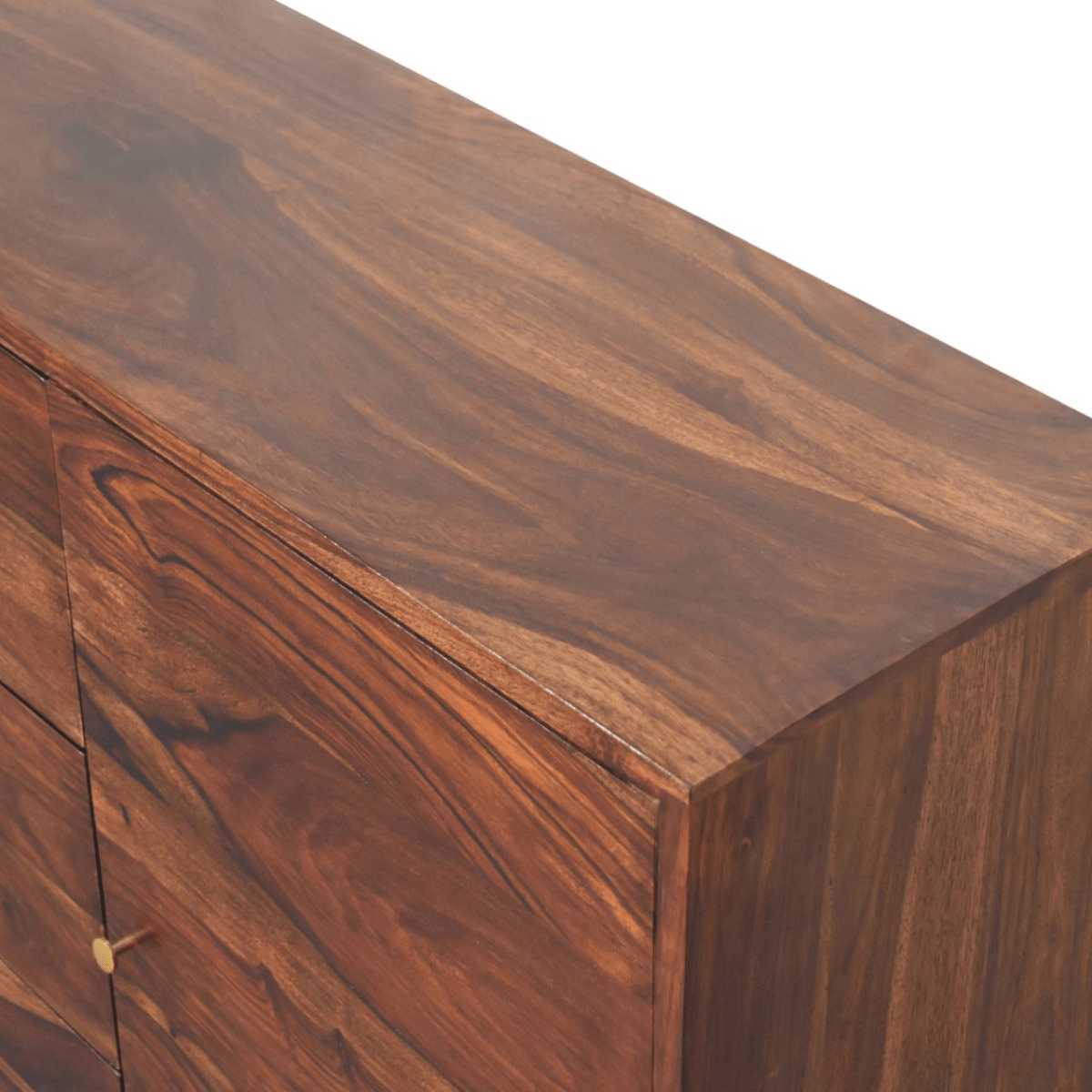 Artisan Furniture Solid Mango Wood Aspen Sideboard | Luxury Home Accessories | Heulog Glow