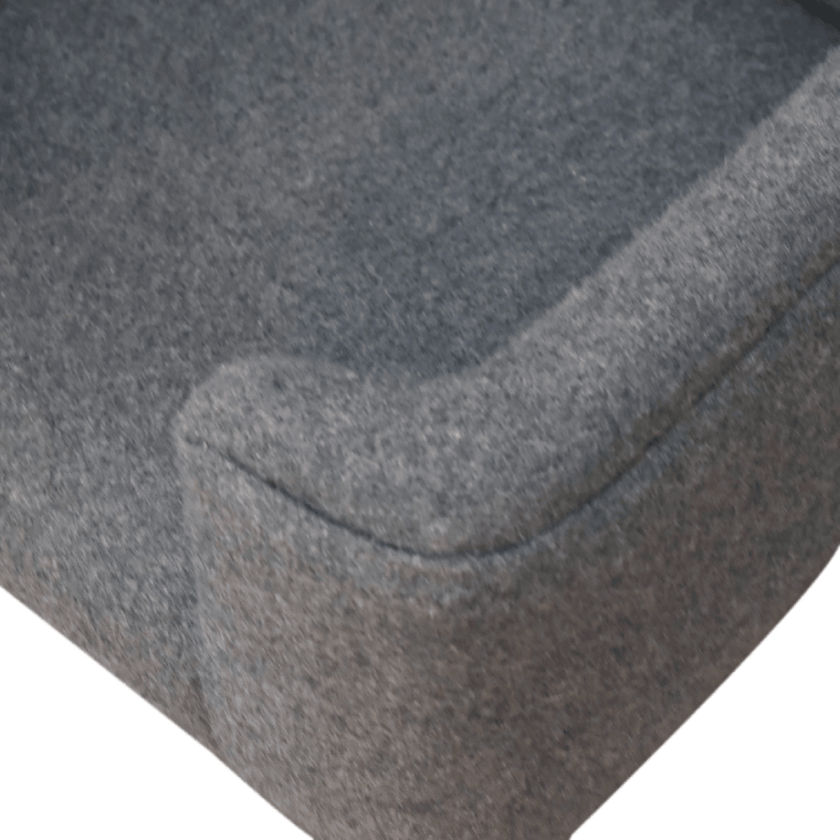 Artisan Furniture Solid Mango Wood Mini Battleship Tweed Pet Sofa Bed | Luxury Home Accessories | Heulog Glow