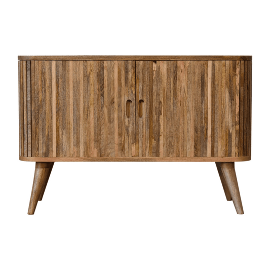 Artisan Furniture Solid Mango Wood Mokka Sideboard | Luxury Home Accessories | Heulog Glow