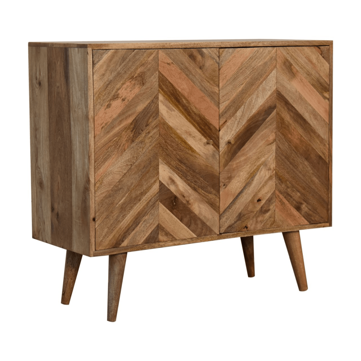 Artisan Furniture Solid Mango Wood Muna Cabinet | Luxury Home Accessories | Heulog Glow