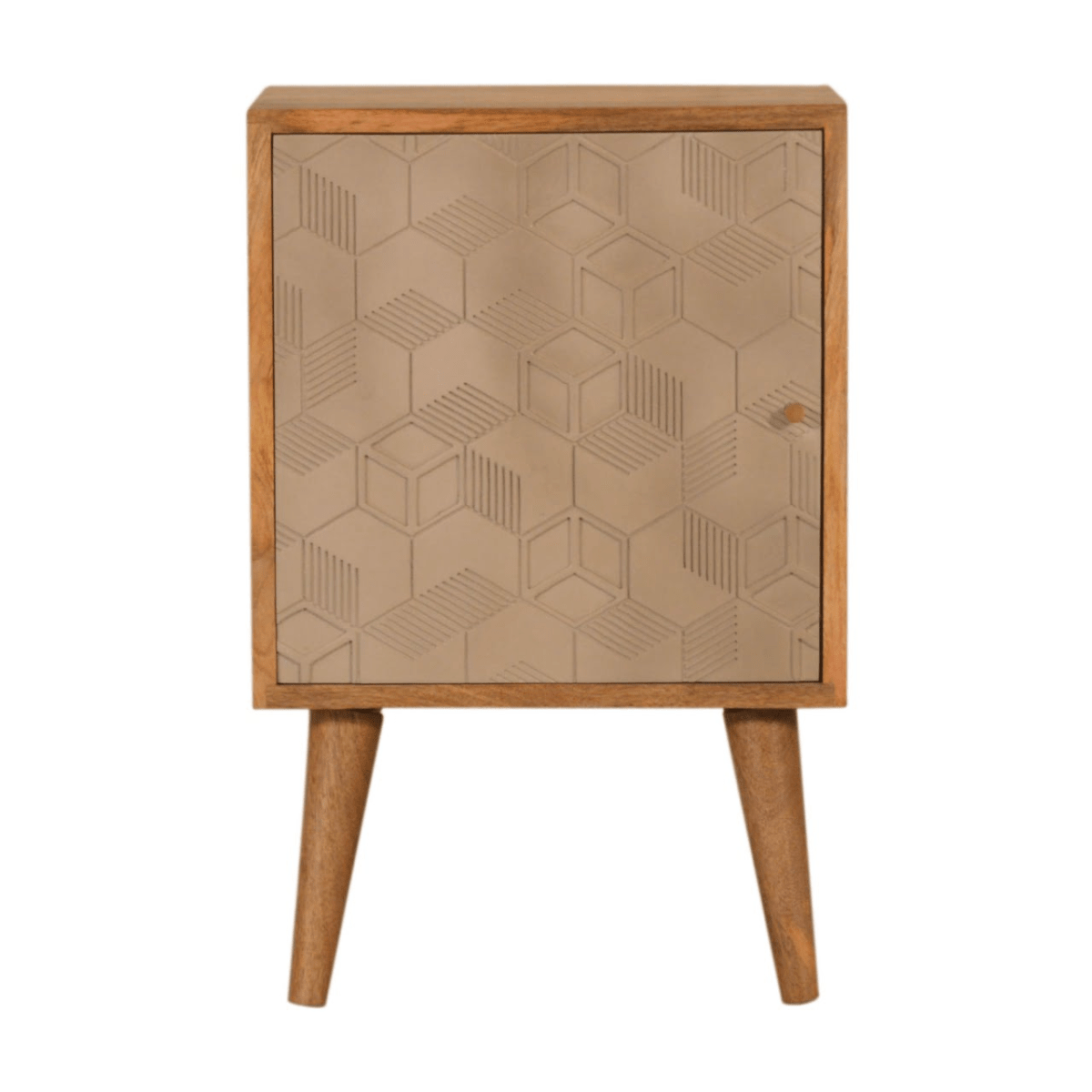 Artisan Furniture Solid Wood Acadia Bedside | Luxury Home Accessories | Heulog Glow