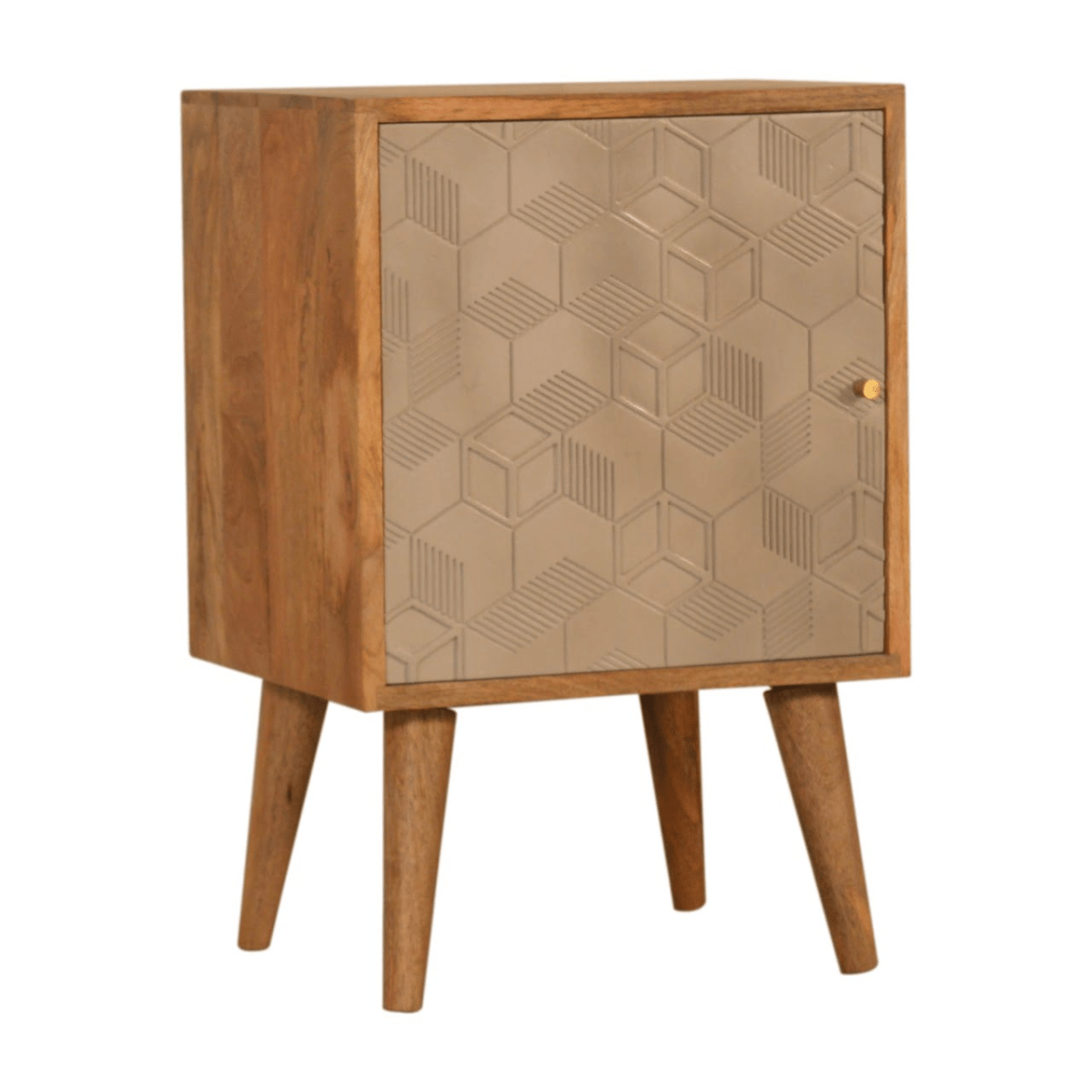 Artisan Furniture Solid Wood Acadia Bedside | Luxury Home Accessories | Heulog Glow