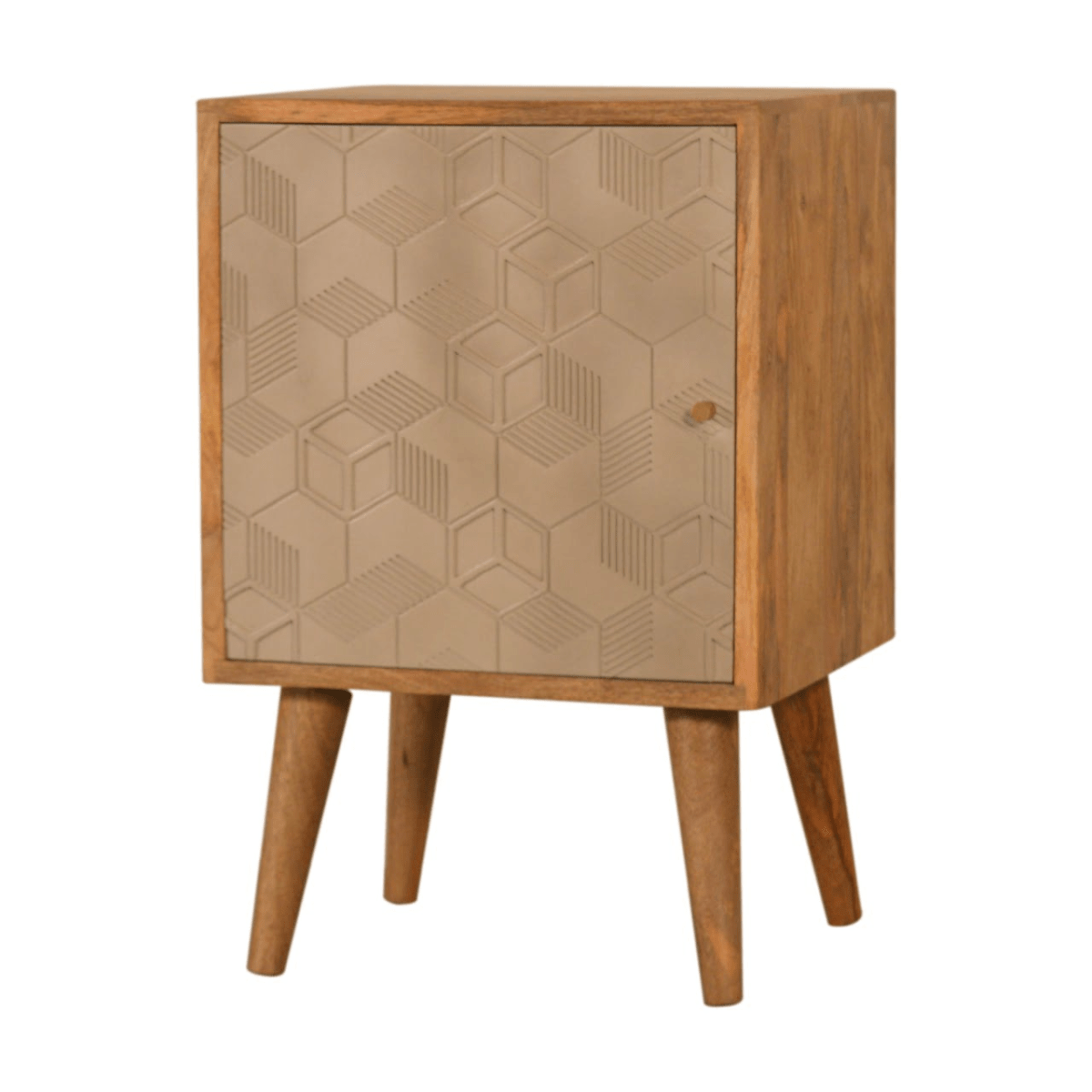 Artisan Furniture Solid Wood Acadia Bedside | Luxury Home Accessories | Heulog Glow