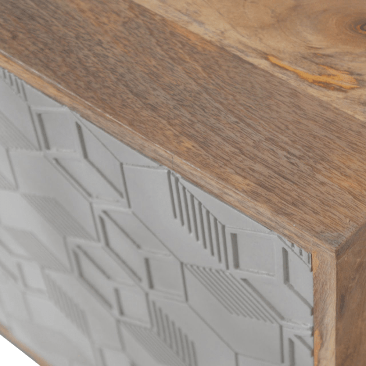 Artisan Furniture Solid Wood Acadia Bedside | Luxury Home Accessories | Heulog Glow